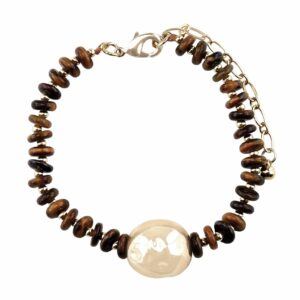 TIGERS EYE CHIP STONE BRACELET