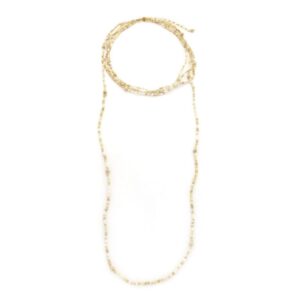 IVORY SEED BEAD NECKLACE