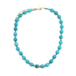 TURQUOISE STONE COLLAR NECKLACE