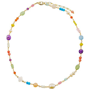 SINGLE STONE STRAND NECKLACE