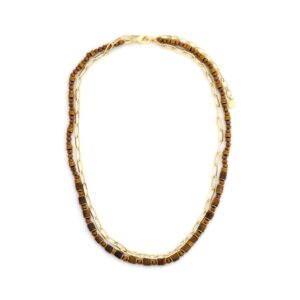 TIGERS EYE STONE NECKLACE